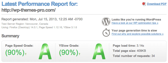 WP Themes Pro Sans WP Rocket