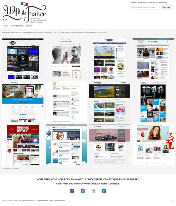 Accueil WP de France
