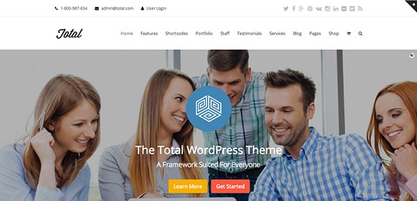 Découvrez le thème WordPress Responsive Total
