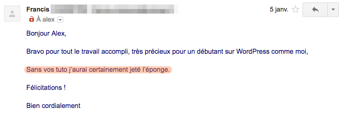 Témoignage de Francis