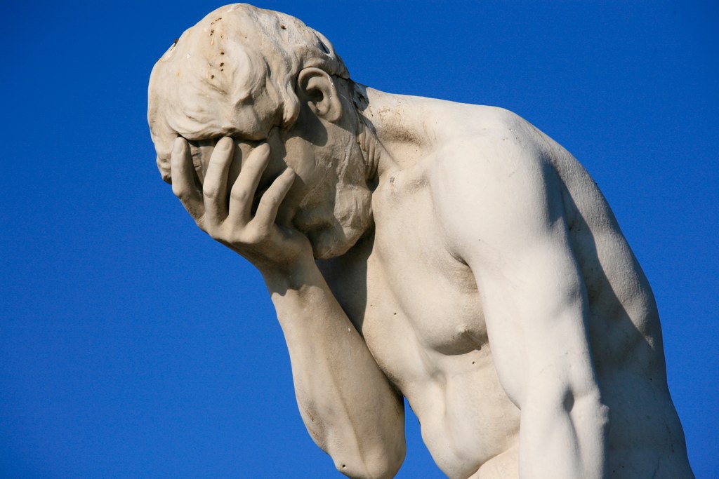 Facepalm. Caïn by Henri Vidal.