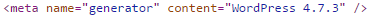 version wordpress wpmarmite