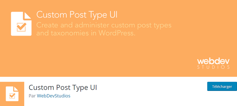 Custom Post Type UI Plugin WordPress Custom Post Type UI