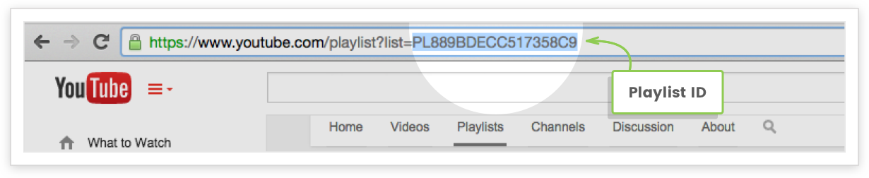 Récupérer l'identifiant de playlist Youtube