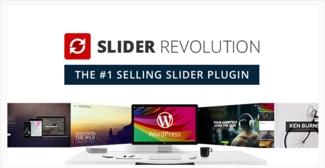Revolution slider, plugin de diaporama sur le répertoire WordPress