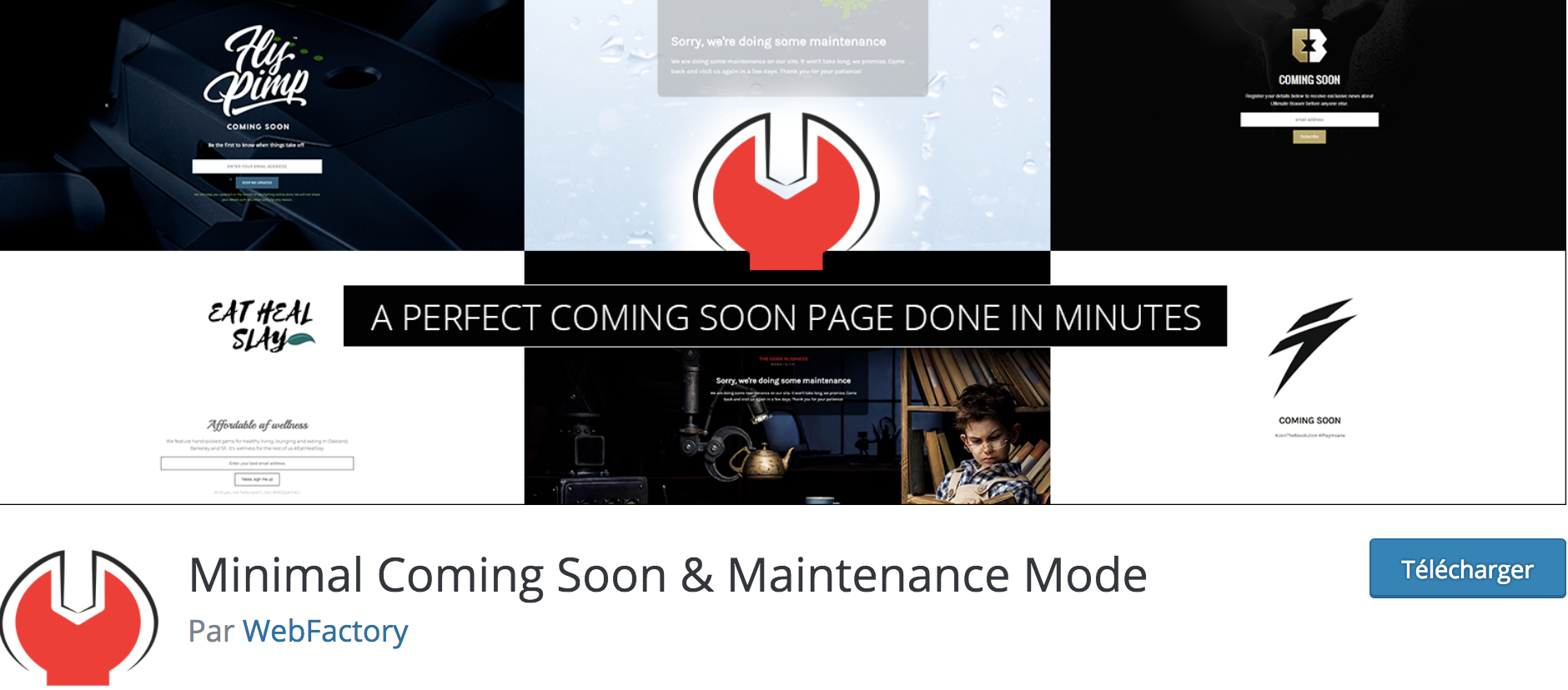 Minimal Coming Soon screenshot