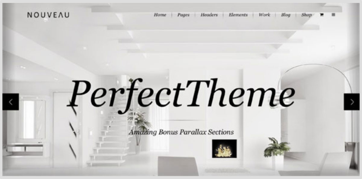 Nouveau est un thème WordPress au design innovant
