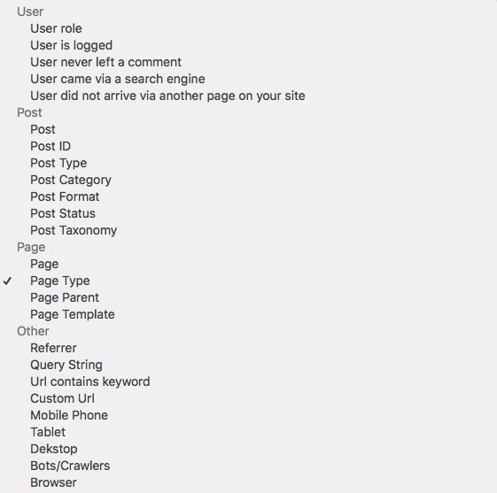 Les options de paramétrage des popups avec le plugin Popups