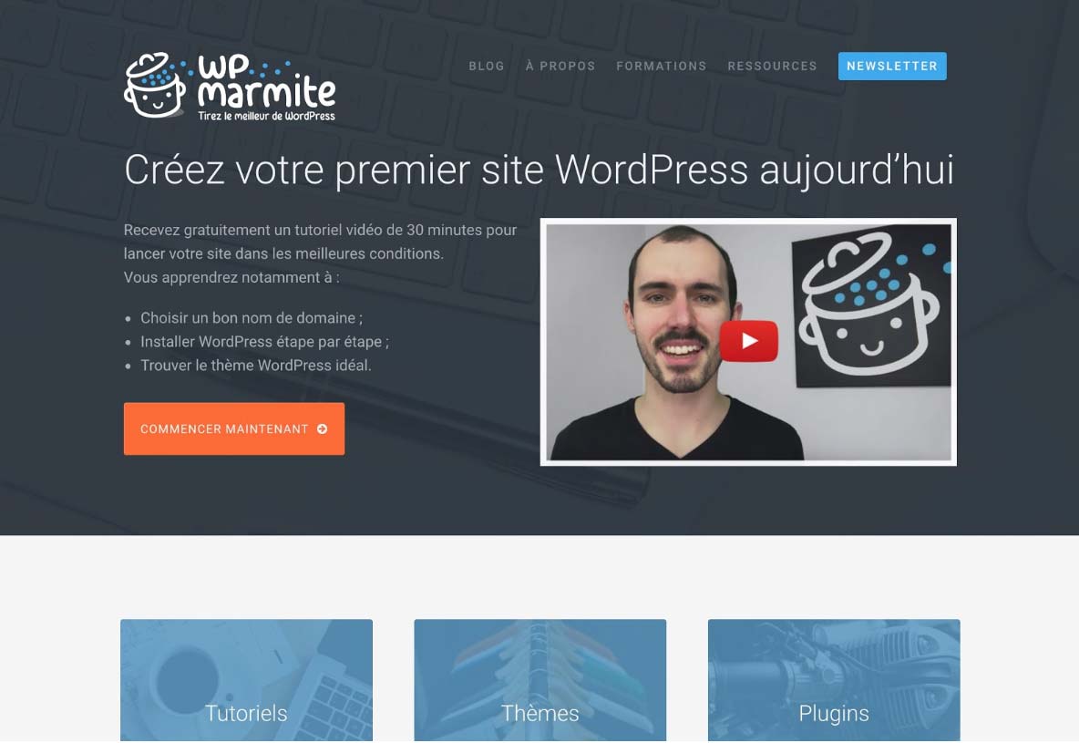 V4 et modernisation de WP Marmite