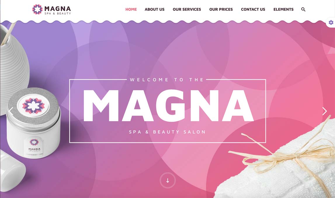 Magna est un thème WordPress beauté
