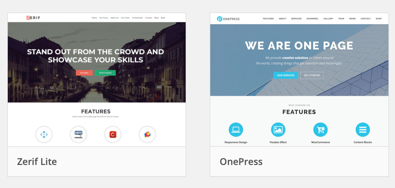 Créer un site WordPress gratuit, thèmes du répertoire