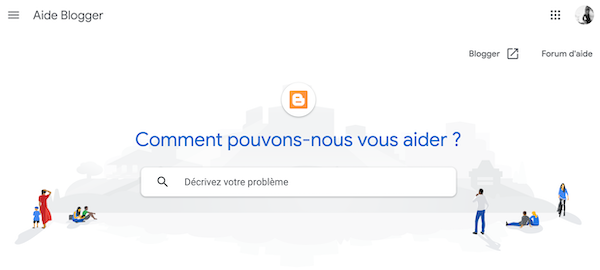 FAQ d'aide Blogger
