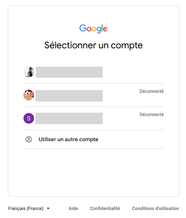 Créez un compte Google pour utiliser Blogger