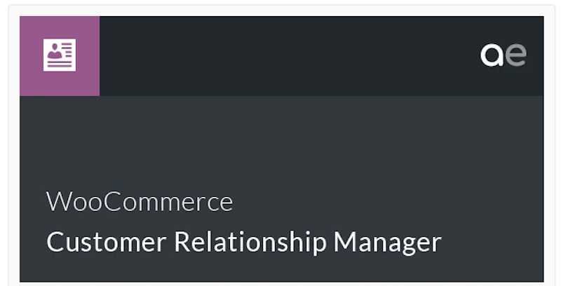 WooCommerce CRM pour WordPress