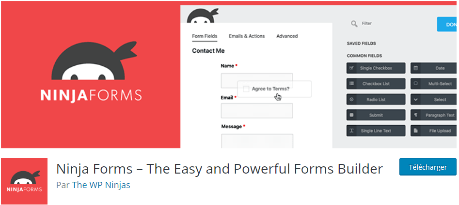 Ninja Forms plugin
