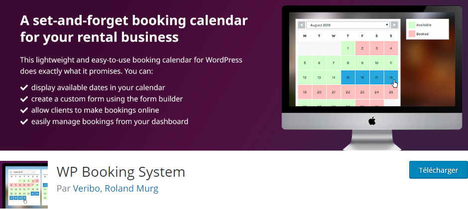 WPBooking System : LE plugin de prise de rendez-vous en ligne pour WordPress ?