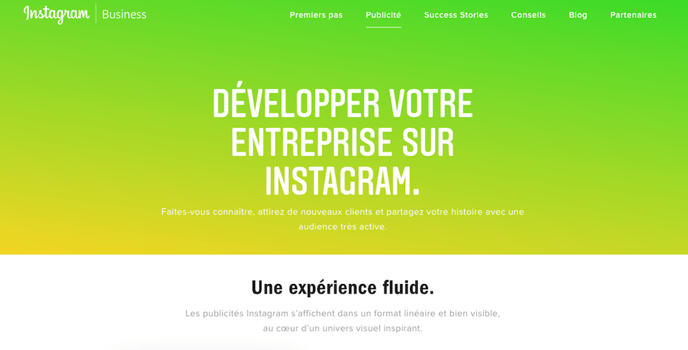 Depuis Instagram, la pub peut vous ramener du trafic de qualité vers votre site