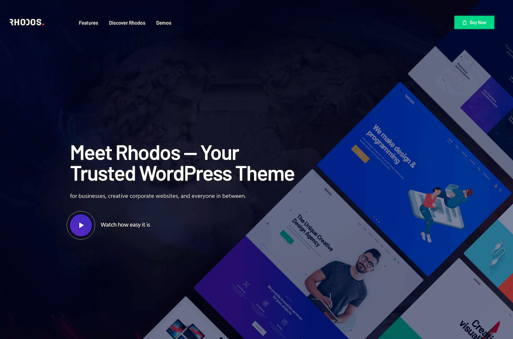 Rhodos, un thème idéal pour Elementor