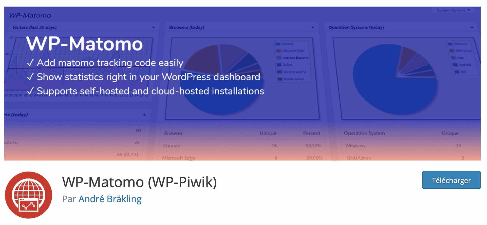 L'extension WP-Matomo