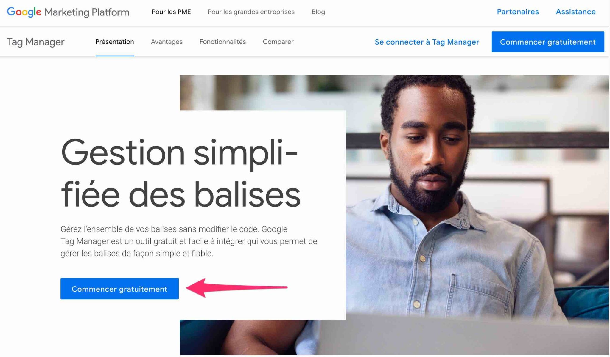 Commencer avec Google Tag Manager