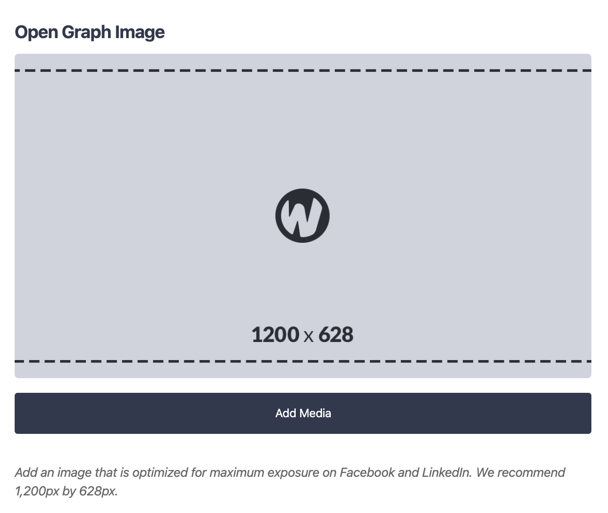 L'image de partage de Facebook et LinkedIn