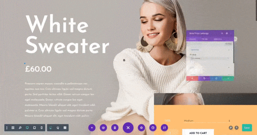 L'édition sur Divi