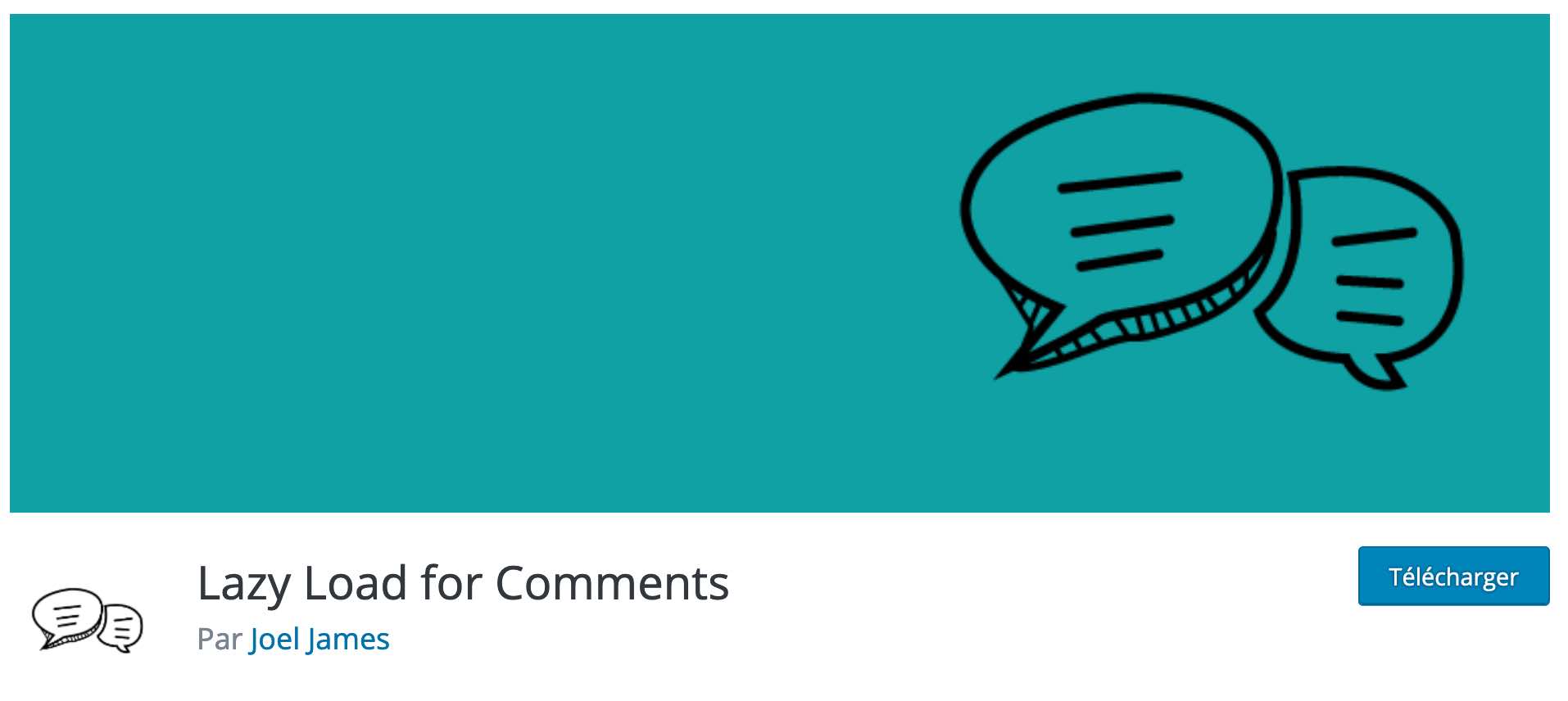 L'extension Lazy Load for Comments