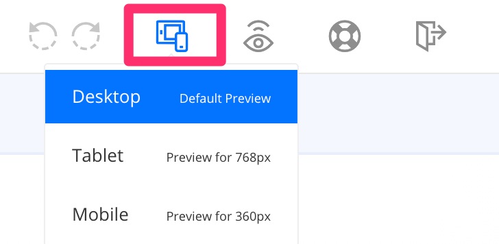 responsive preview on optimizepress