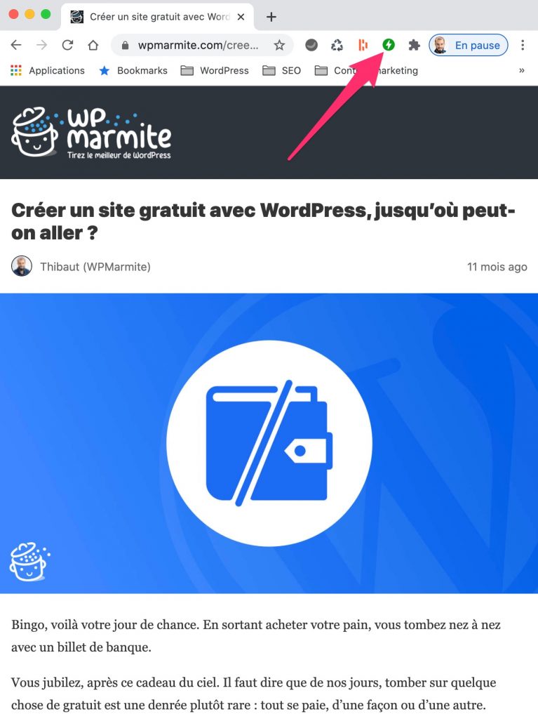 Extension Chrome Google AMP