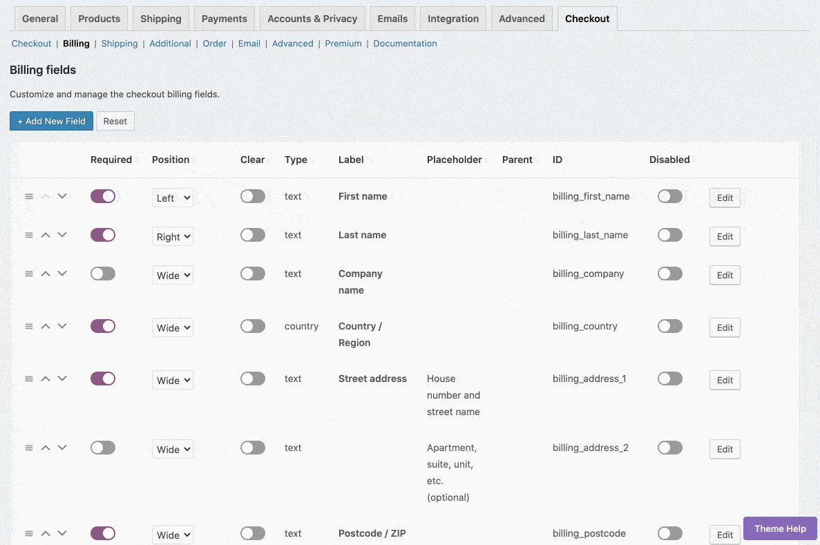 how to mark a new field as Required to make it mandatory on woocommerce