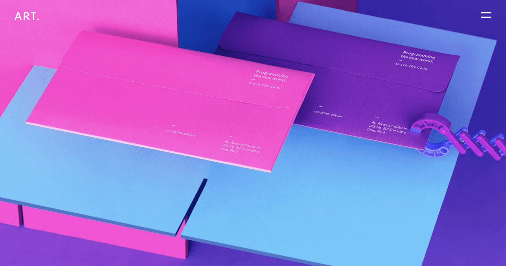 art innovative wordpress theme preview