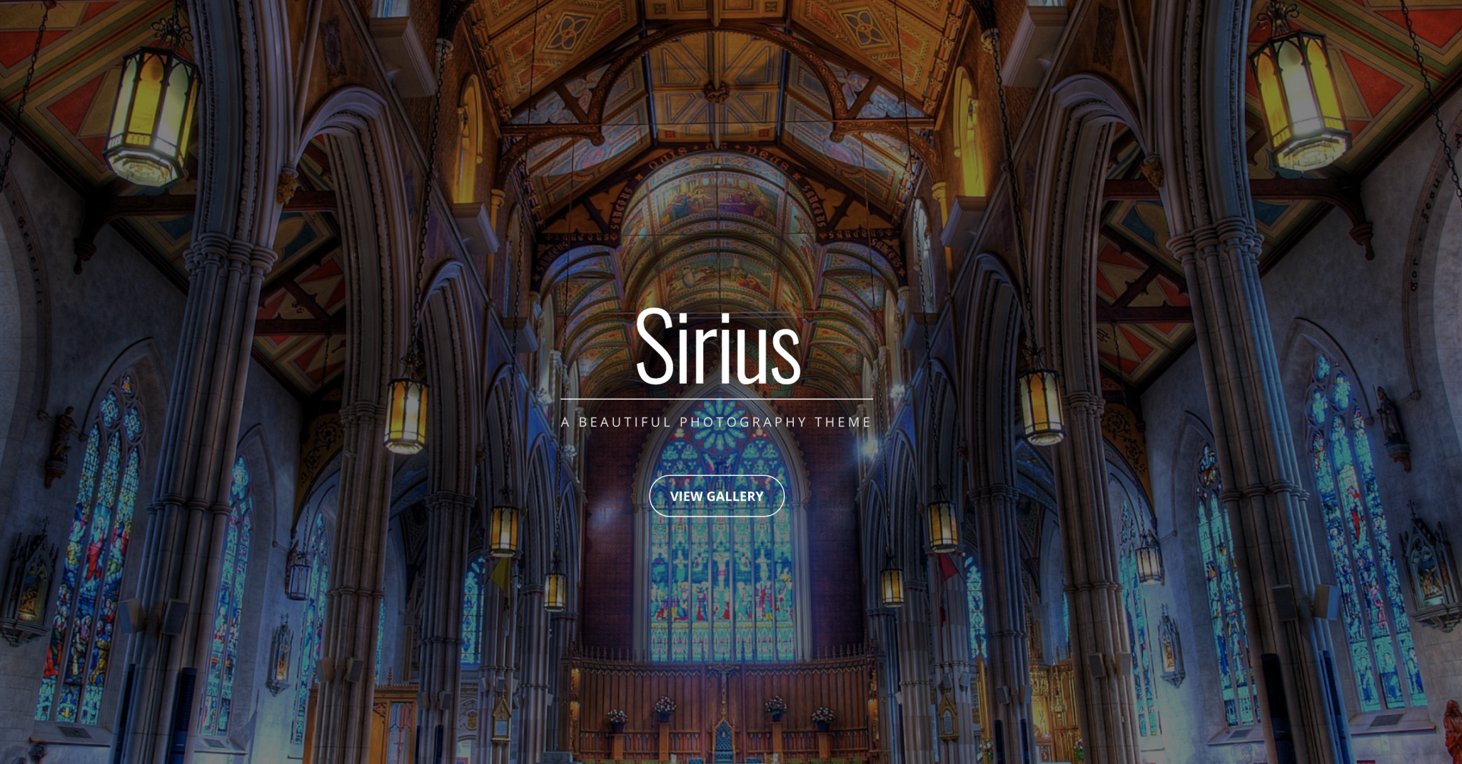 sirius innovative wordpress theme preview