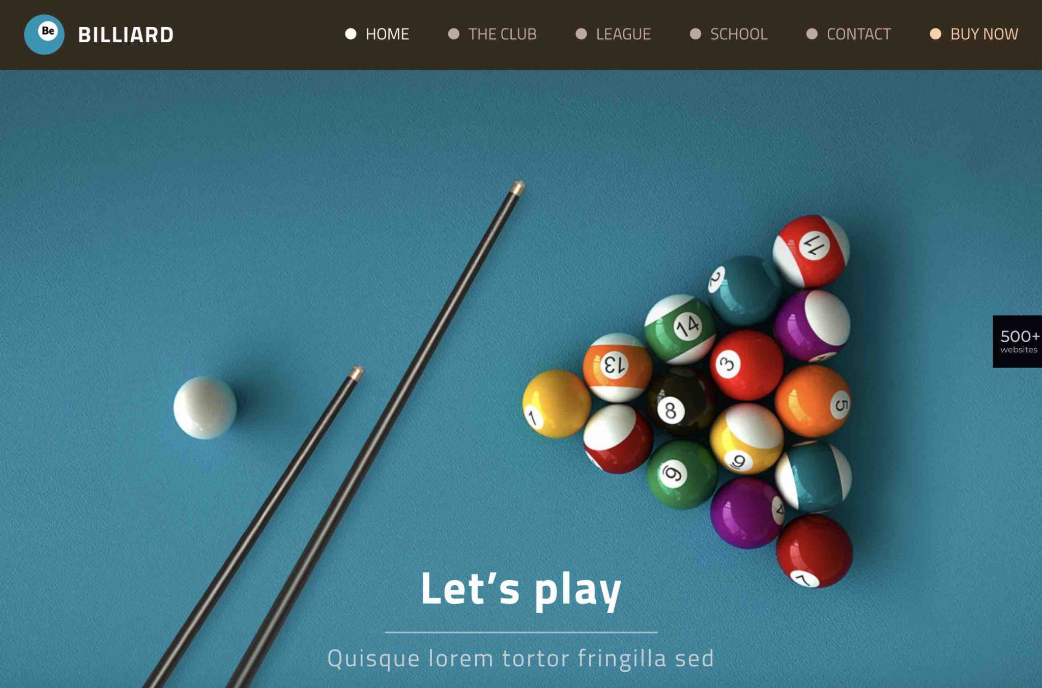 La démo BeBilliard