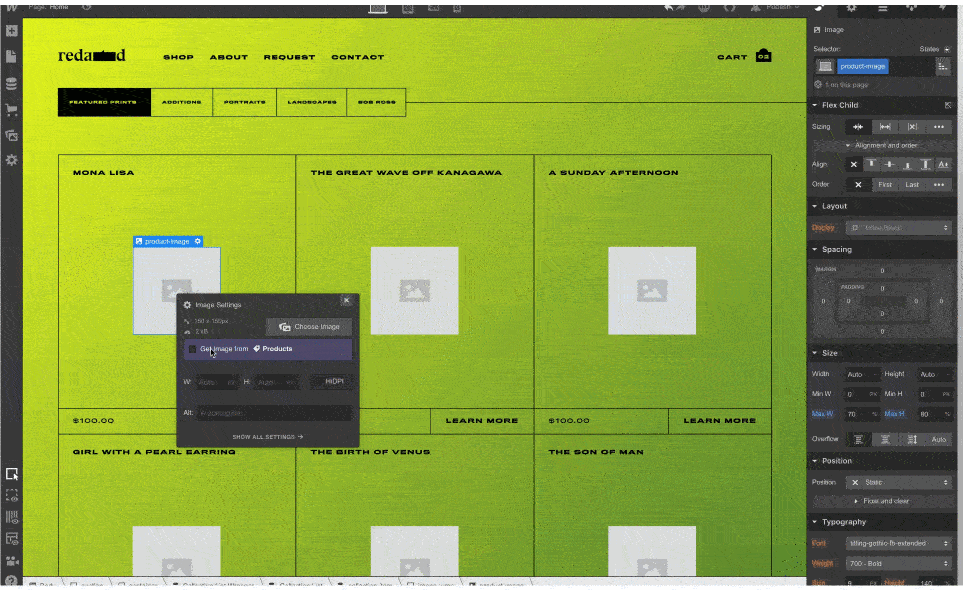 Le ecommerce sur Webflow