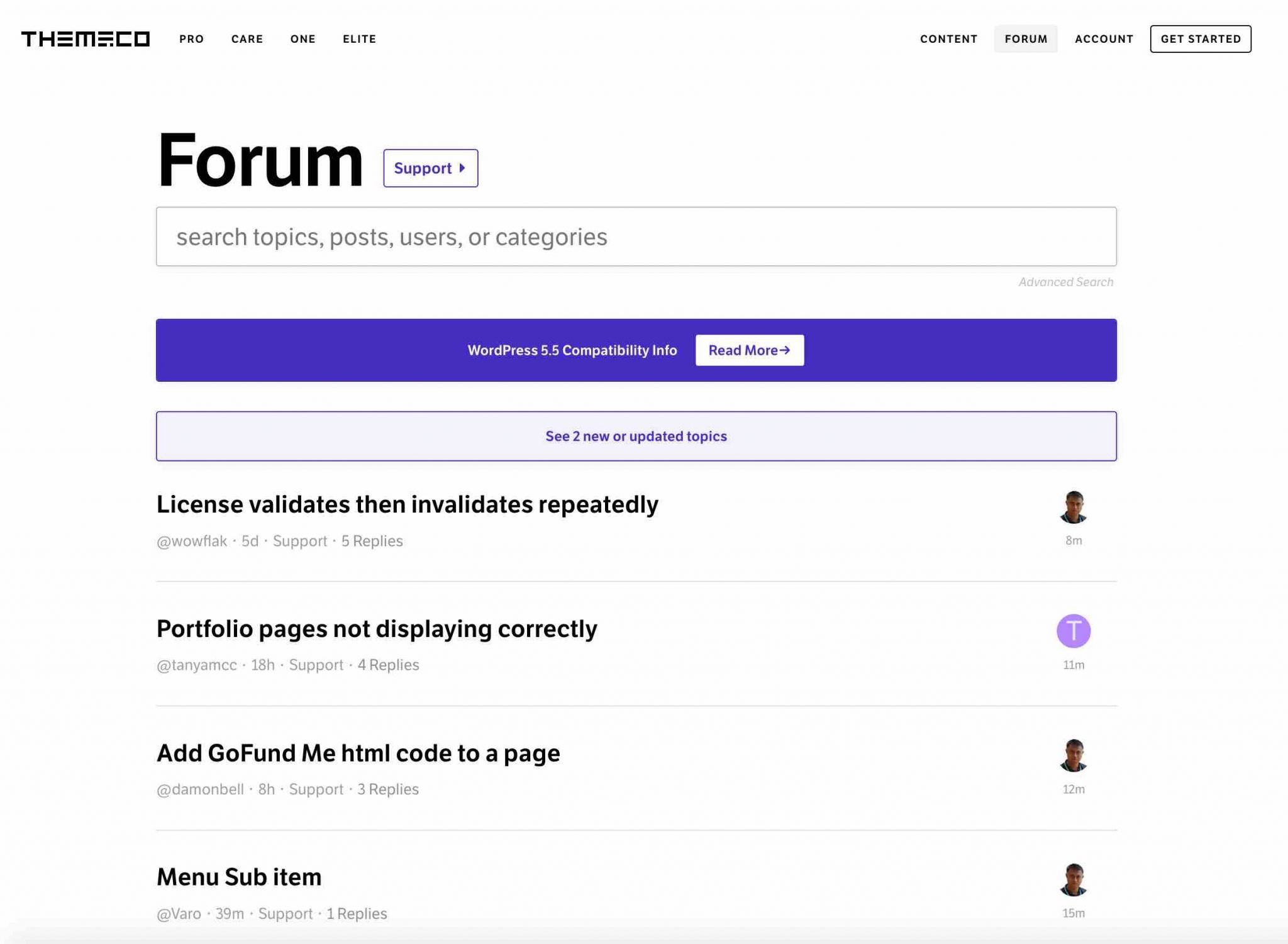 Le forum de Themeco