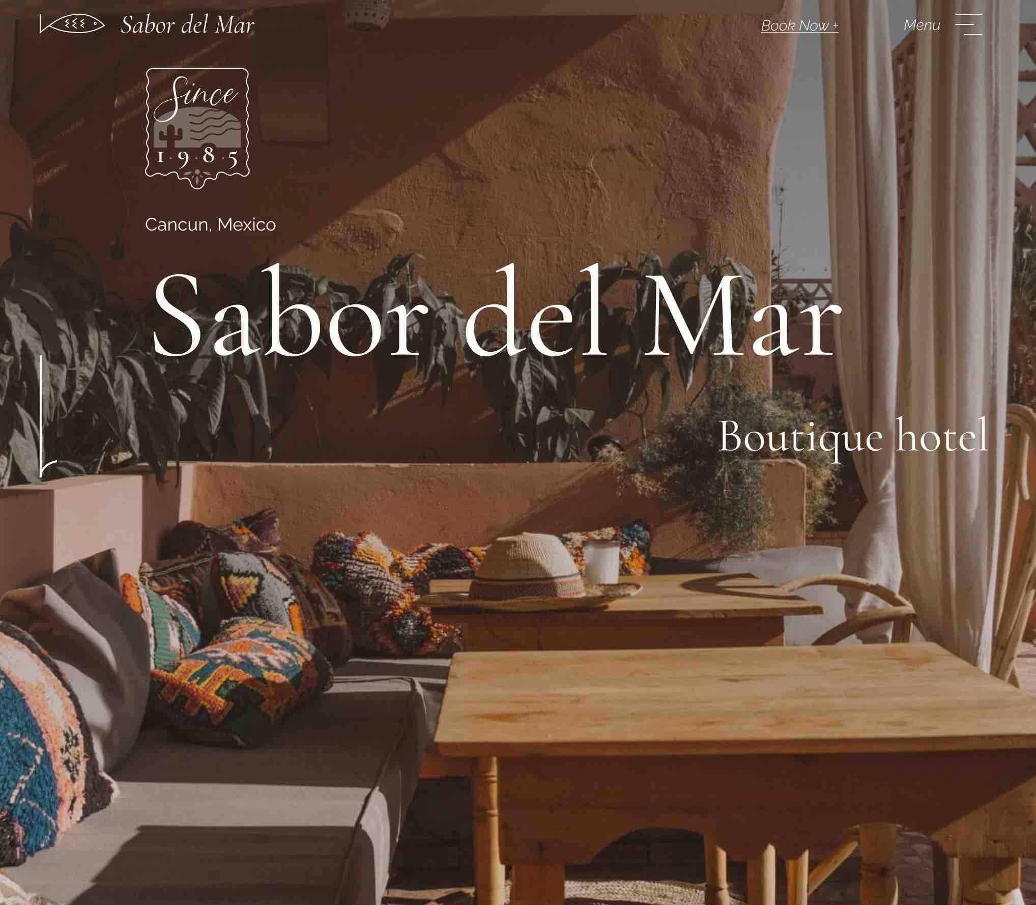 Webflow ou WordPress : le template Webflow Sabor del Mar