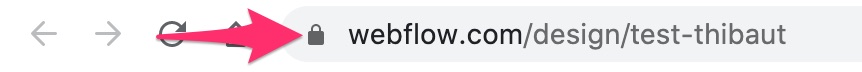 Certificat SSL Webflow