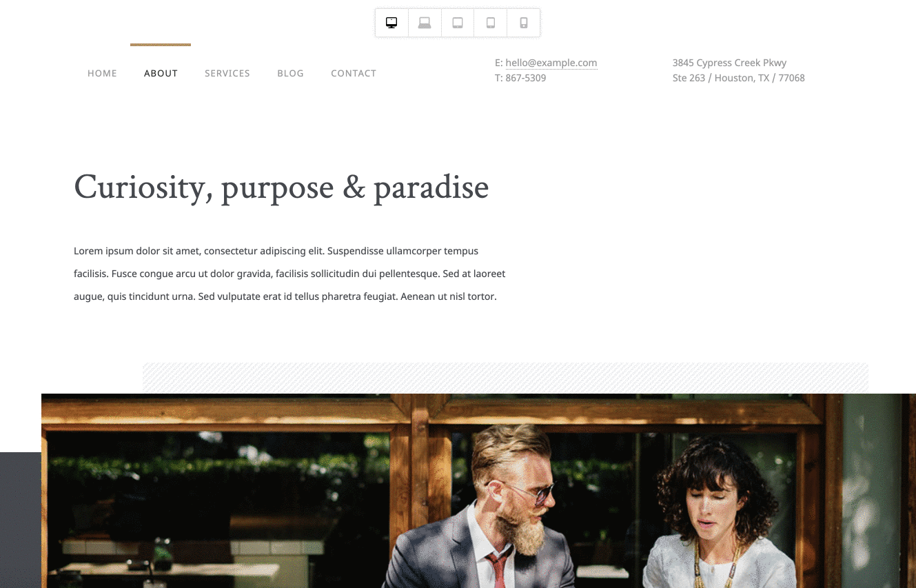 Test du responsive
