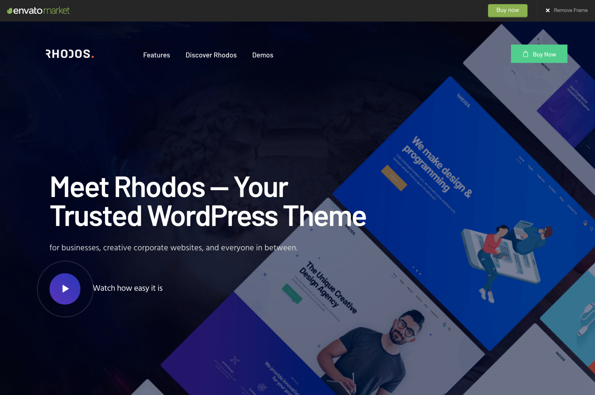 Rhodos theme for Elementor