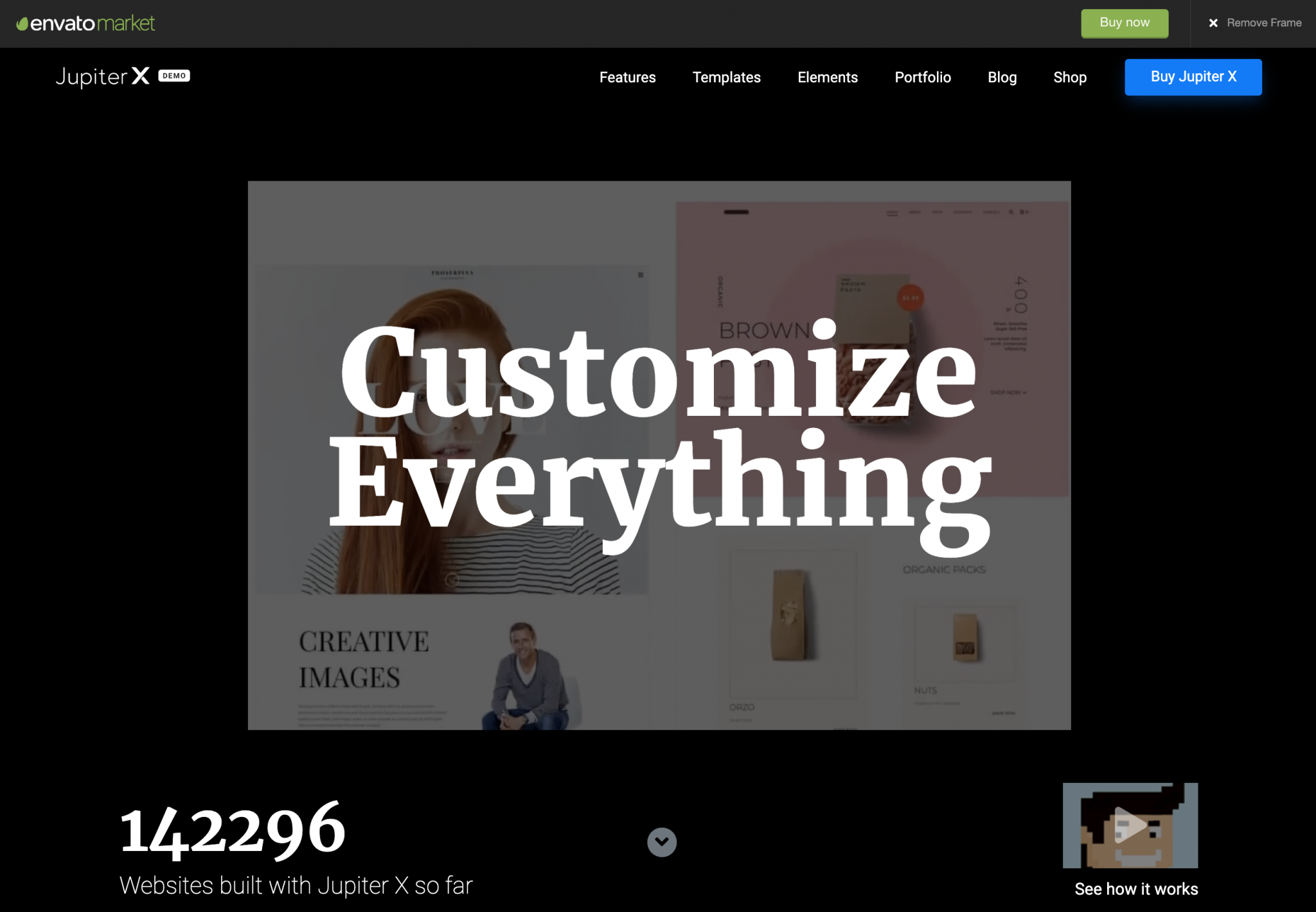 JupiterX theme for Elementor