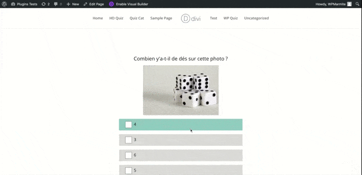 frontend de Quiz Cat
