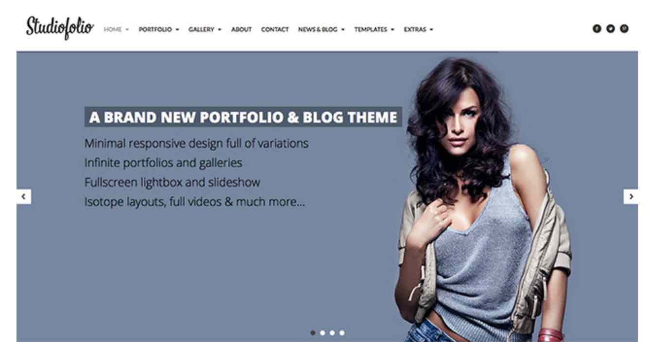 Studiofolio previous theme