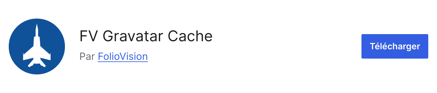 Le plugin WordPress FV Gravatar Cache