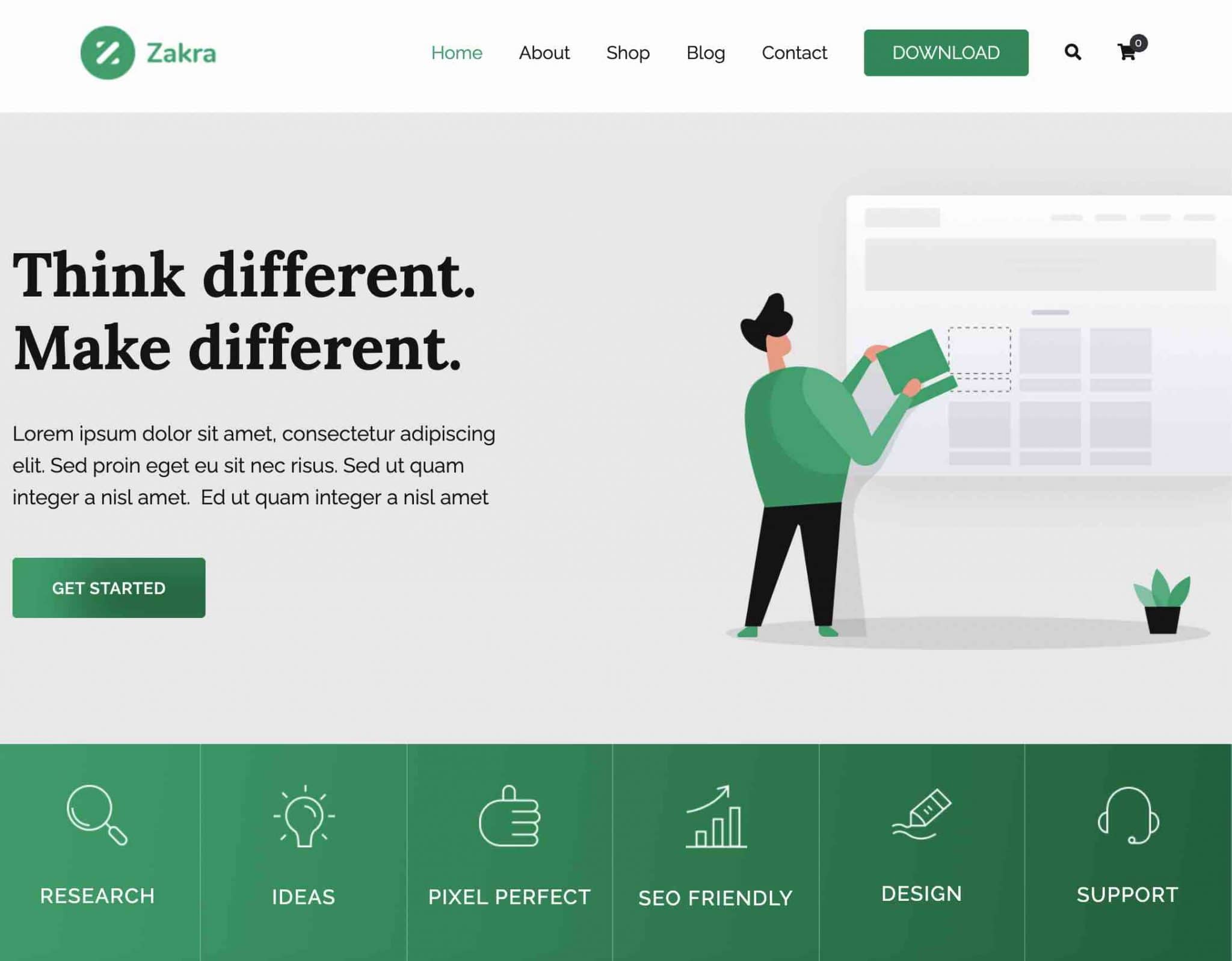 La démo Agency de Zakra.