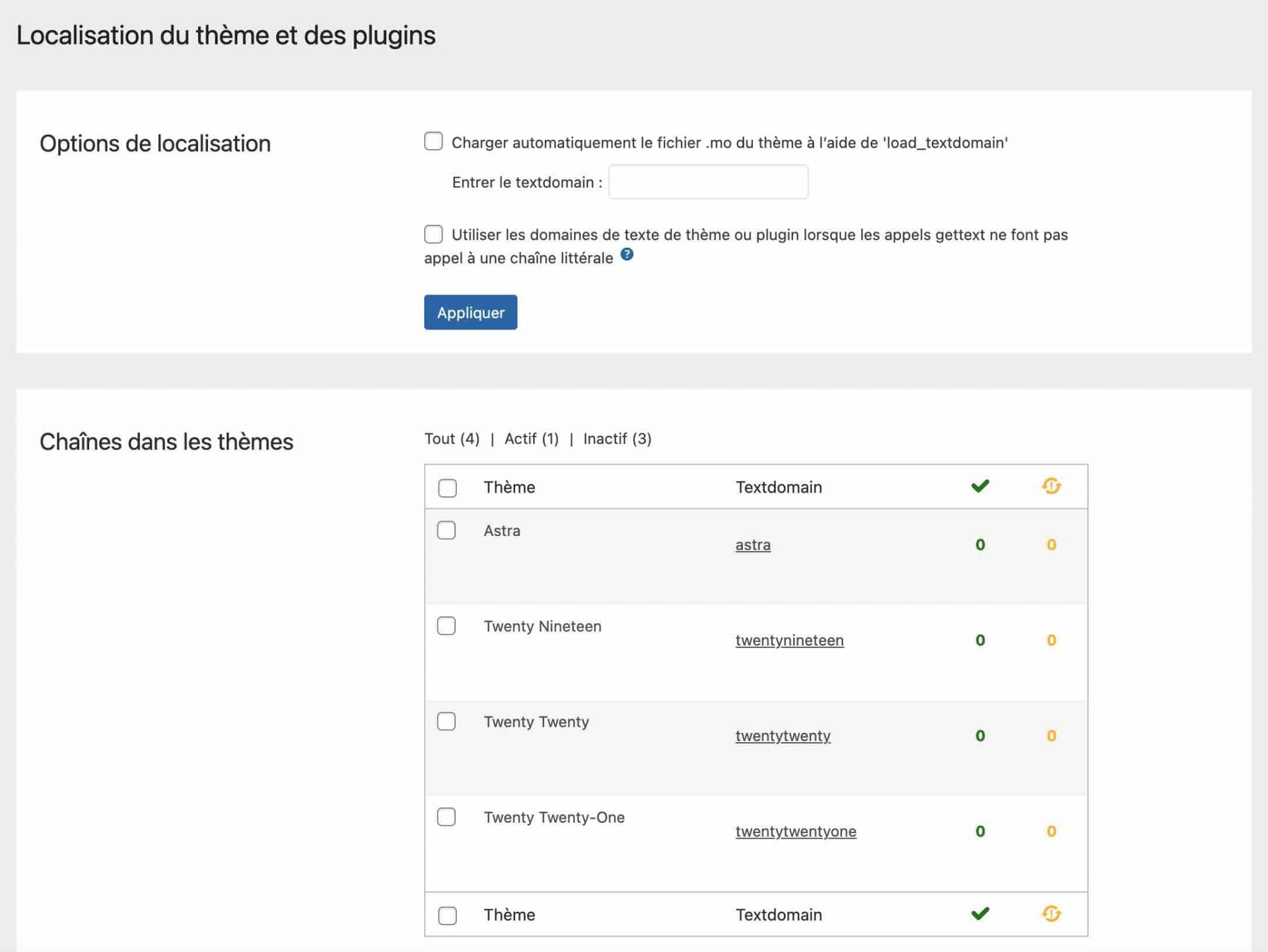 Localisation du thème et des plugins sur WPML.