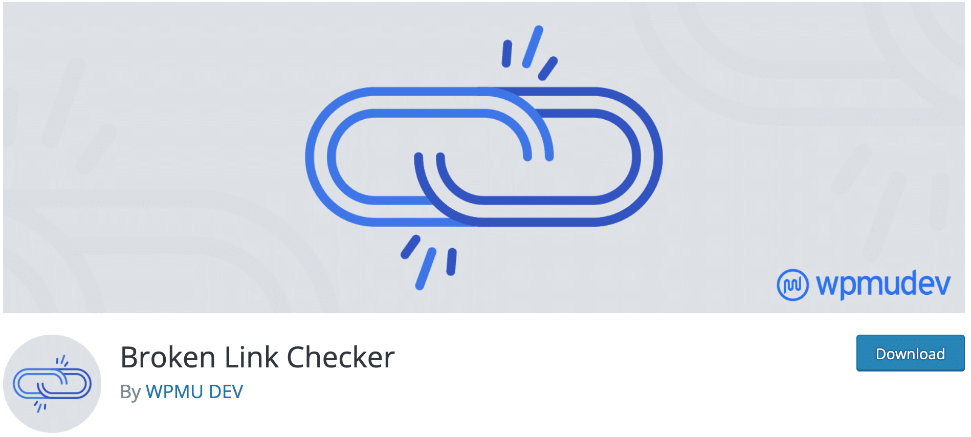 Broken Link Checker plugin to download on the official WordPress repository.