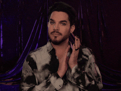A man claps his hands.