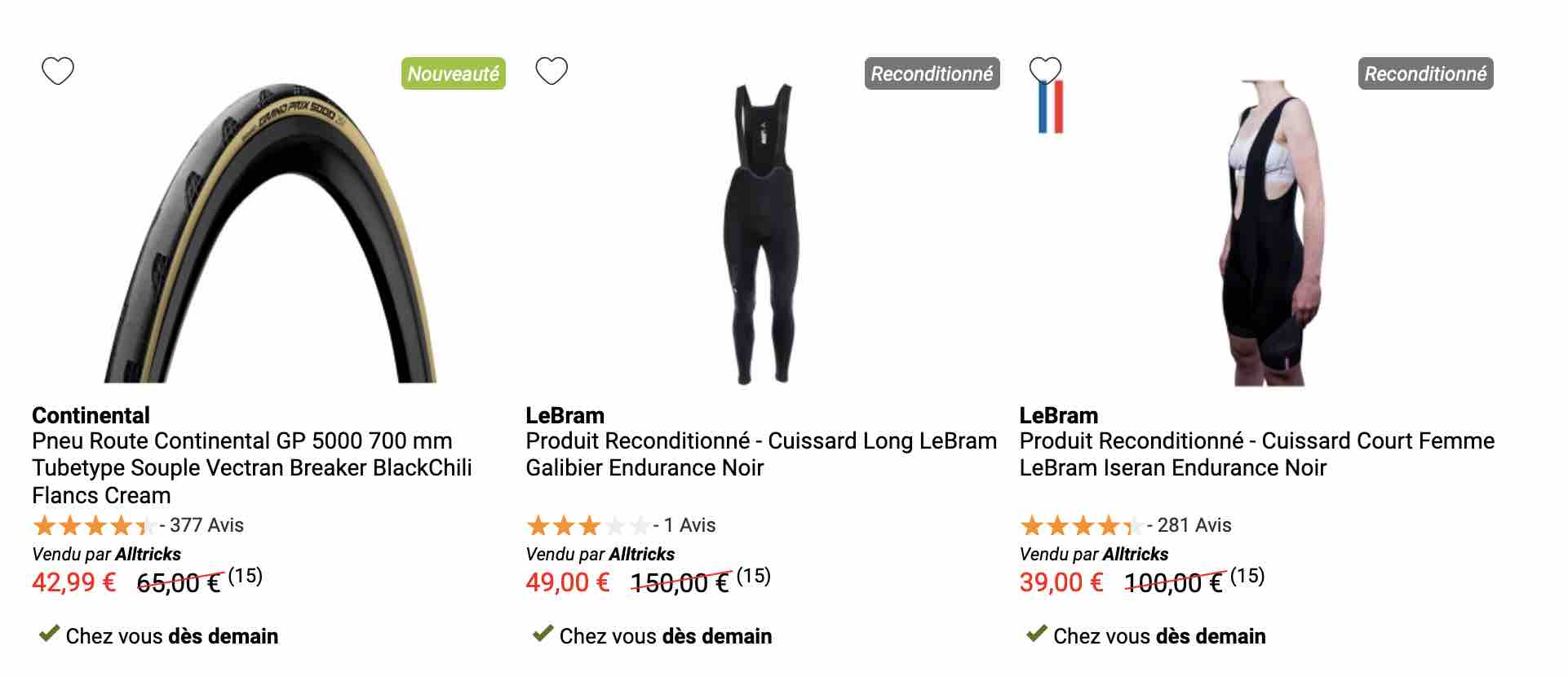 Avis clients sur le site Alltricks.