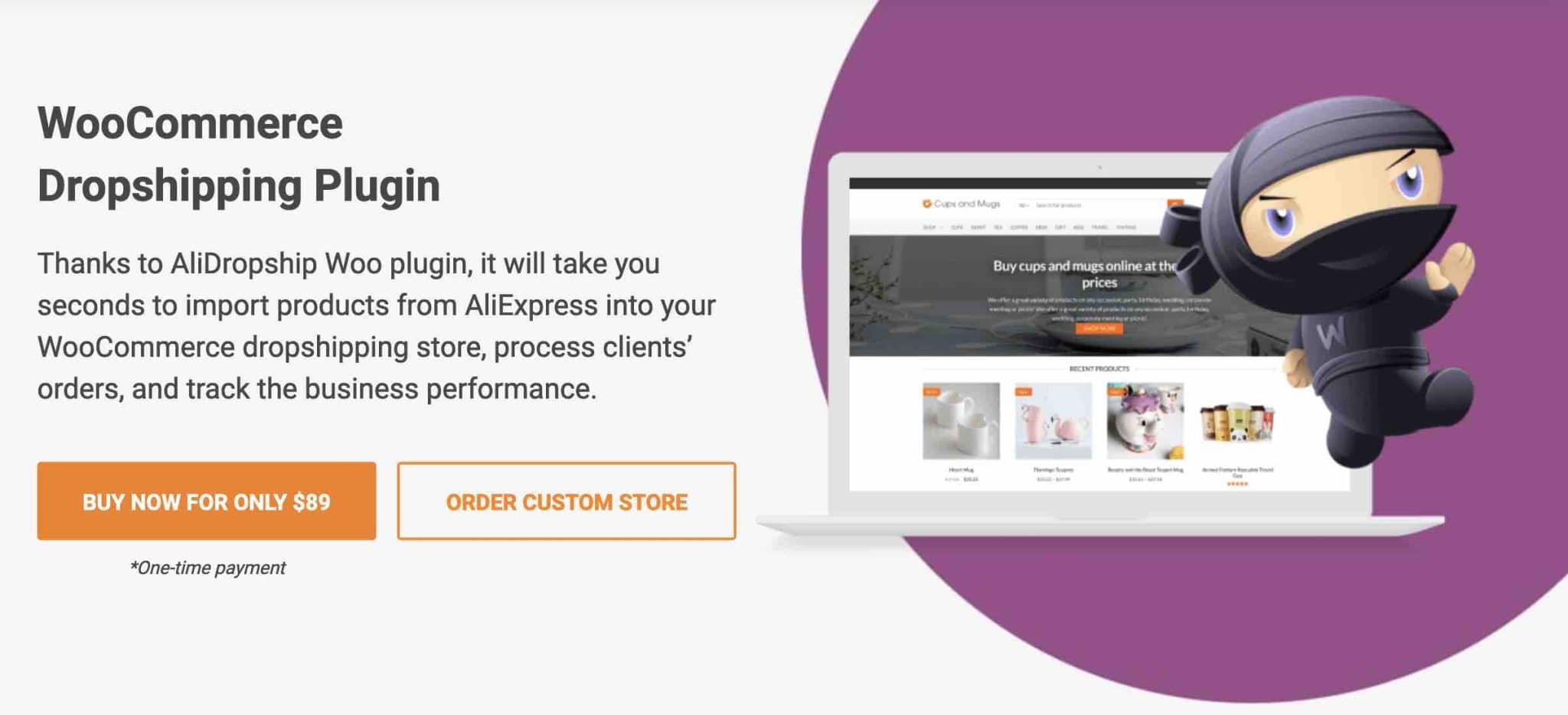 AliDropship is a dropshipping plugin on WordPress.