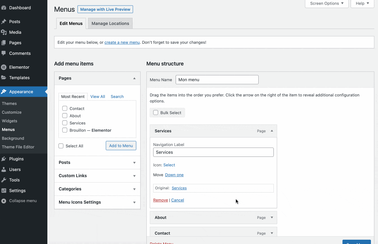 With Menu Icons, you can choose icons to your menu on WordPress.